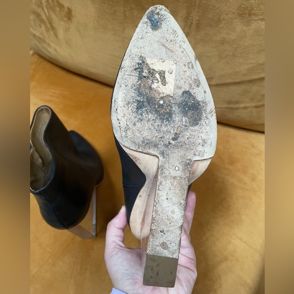 H&M Leather boot with Lucite heel Size 9 - Picture 4 of 10